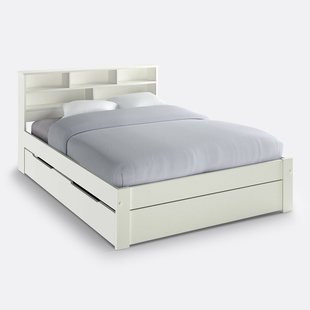 Bed van massief grenen en MDF, met Nikko lattenbodem