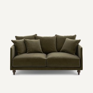 3-zits compacte fluwelen zetel, Lazare
