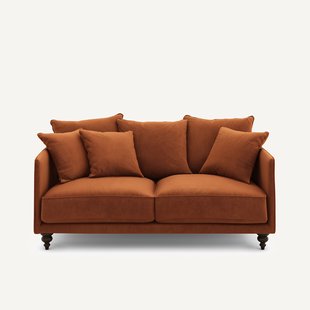 3-zits compacte fluwelen zetel, Lazare