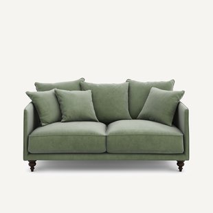 3-zits compacte fluwelen zetel, Lazare