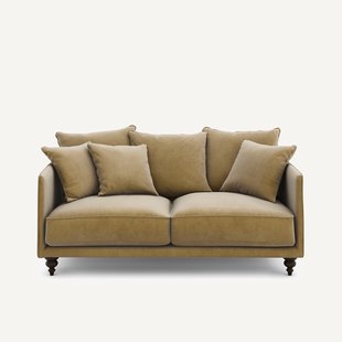 3-zits compacte fluwelen zetel, Lazare