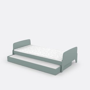 Schuimrubberen kindermatras voor onderschuifbed of stapelbed, hoogte 12 cm
