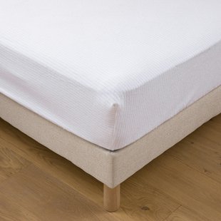 Matrasbeschermer in absorberend molton, antistatisch, matrashoogte 27 cm