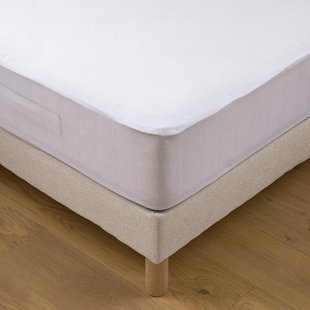 Matrasbeschermer, absorberend anti-mijt fleece, waterdicht, max. hoogte 30 cm