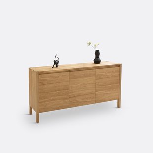 3-deurs dressoir, eiken en eikenfineer, ADÉLITA