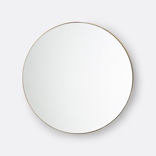 Ronde metalen spiegel, diameter 90 cm, IODUS