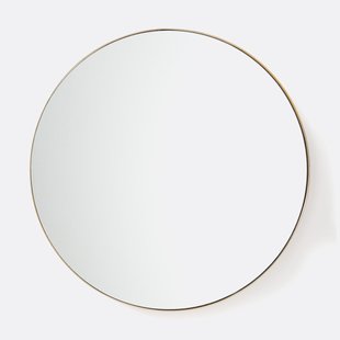 Ronde metalen spiegel, diameter 120 cm, IODUS