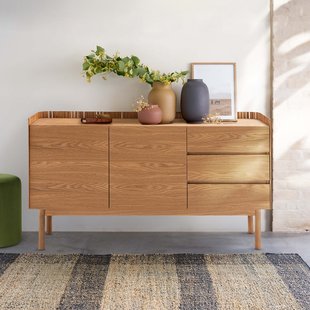 2-deurs dressoir met 3 laden, LATTI