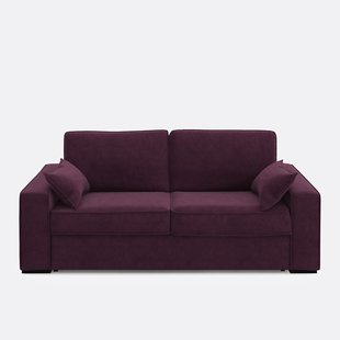 Slaapbank van fluweel, 2, 3 of 4 zits, Comfort BULTEX® Cécilia