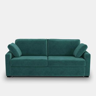 2, 3 of 4 zits slaapbank, Comfort Bultex®, fluweel, TIMOR