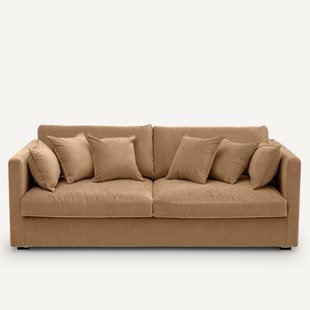 Sofa 3-, 4- of 5-zits, in stonewashed fluweel, NEO KINKAJOU