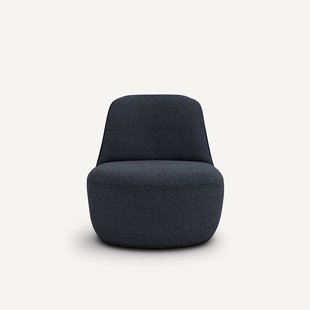 Draaifauteuil in bouclé, Rosebury