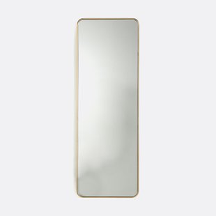 Rechthoekige metalen spiegel, breedte 42 x hoogte 120 cm, IODUS