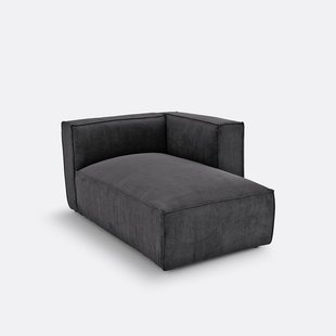 Element voor modulaire bank, in ribfluweel, Seven