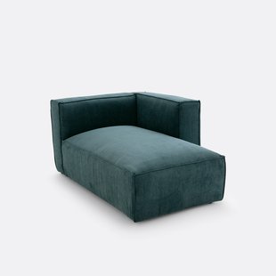Element voor modulaire bank, in ribfluweel, Seven