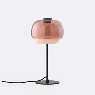 Tafellamp van gekleurd glas, KINOKO