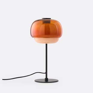 Tafellamp van gekleurd glas, KINOKO