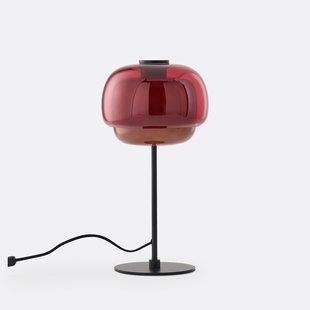 Tafellamp van gekleurd glas, KINOKO