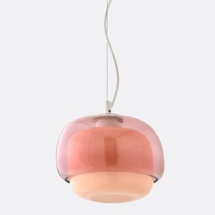 Hanglamp in gekleurd glas, Ø21,5 cm, Kinoko