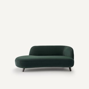 Slaapbank, fluweel, ROSEBURY, ontwerp Emmanuel Gallina