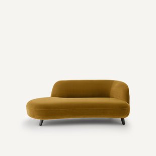 Slaapbank, fluweel, ROSEBURY, ontwerp Emmanuel Gallina
