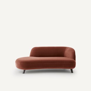Slaapbank, fluweel, ROSEBURY, ontwerp Emmanuel Gallina