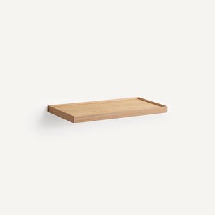 Wandplank met eikenfineer L60 cm, Tidder
