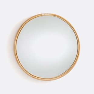 Ronde spiegel in rotan Ø90 cm, Nogu