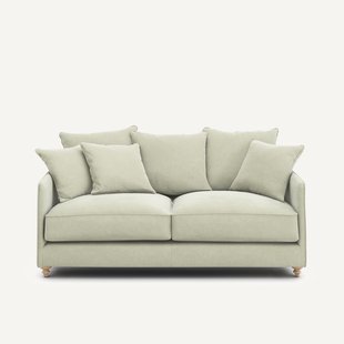 Compacte slaapbank in stonewashed fluweel, Lazare