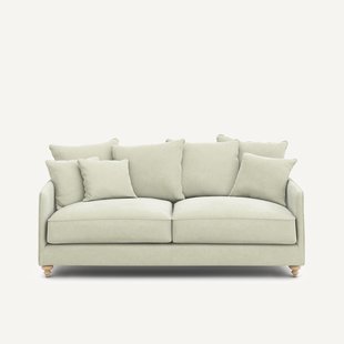 3-zits slaapbank in stonewashed fluweel, Lazare