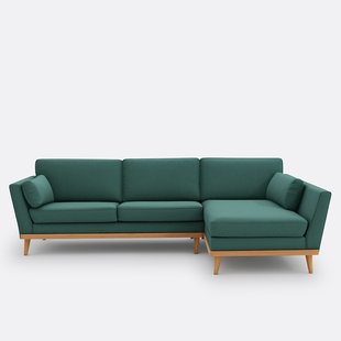 Hoekbank van katoen en polyester, Tasie