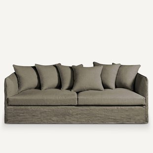 Bank 3-, 4- of 5-zits in dik stonewashed linnen, Neo Chiquito