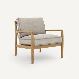 Eiken, fineer en Lina fauteuil, DILMA