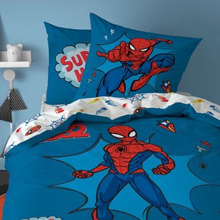 Bedset voor kinderen, katoen, vierkant kussensloop