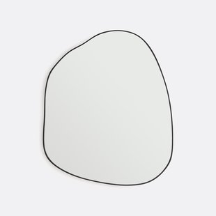 Organische vorm spiegel, lengte 63,5 cm, hoogte 53,3 cm, ORNICA