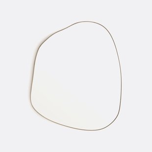 Organische vorm spiegel, lengte 63,5 cm, hoogte 53,3 cm, ORNICA