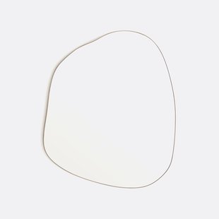 Organische vorm spiegel, lengte 88,9 cm, hoogte 74,6 cm, ORNICA