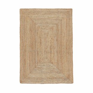 Rechthoekig vloerkleed in jute XXL, Aftas