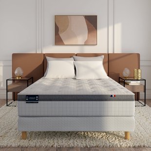 Deco boxspring met poten - 18 soepele latten