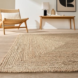 Handgeweven jute vloerkleed, Aftas