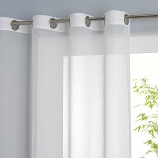 Radiator gordijn met oogjes, Limpo