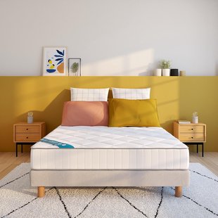 Latex matras, 3 zones, middelstevige ondersteuning, veerkrachtig ligvlak
