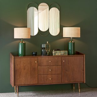 Vintage dressoir in walnootfineer, Ronda