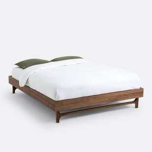 Vintage bed met lattenbodem, LARSEN