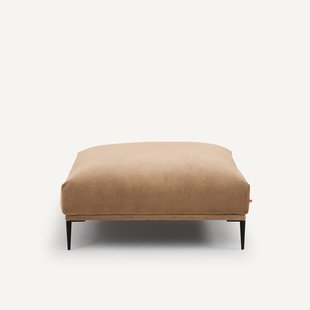 XL fluwelen poef, Oscar, ontwerp Emmanuel Gallina