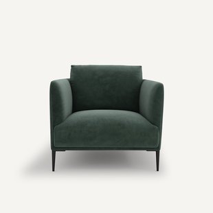 Fluwelen fauteuil, Oscar, ontwerp Emmanuel Gallina