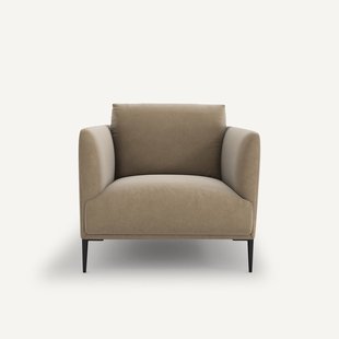 Fluwelen fauteuil, Oscar, ontwerp Emmanuel Gallina