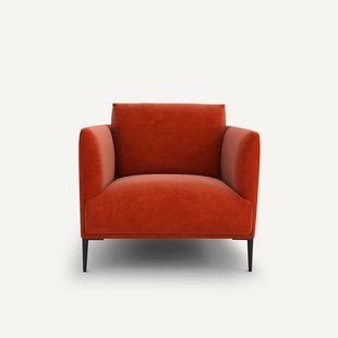 Fluwelen fauteuil, Oscar, ontwerp Emmanuel Gallina