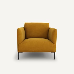 Fluwelen fauteuil, Oscar, ontwerp Emmanuel Gallina