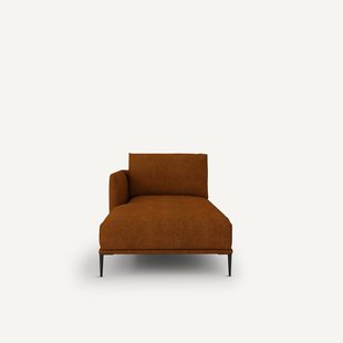 Longchair gevlochten mêlee, Oscar design E. Gallina